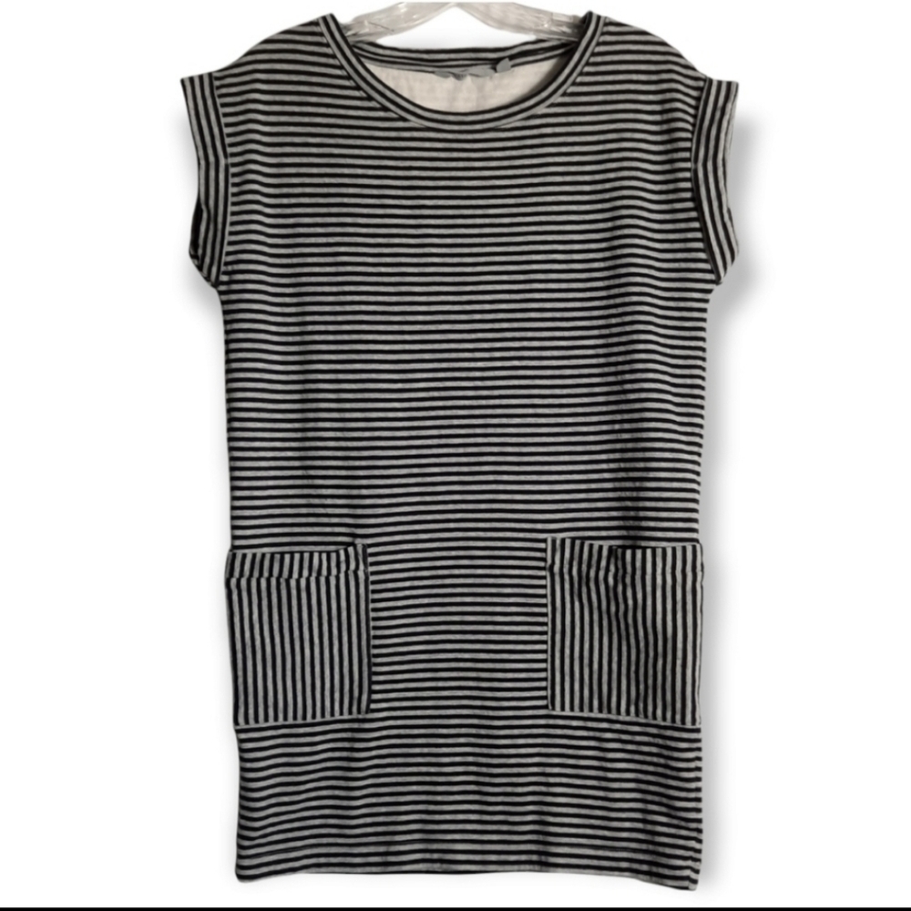 Athleta “Ease Up” Striped Sweatshirt Dress - Small - Picture 4 of 11